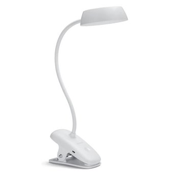Philips - LED Ściemnialna lampa z klipsem DONUTCLIP LED/3W/5V biała