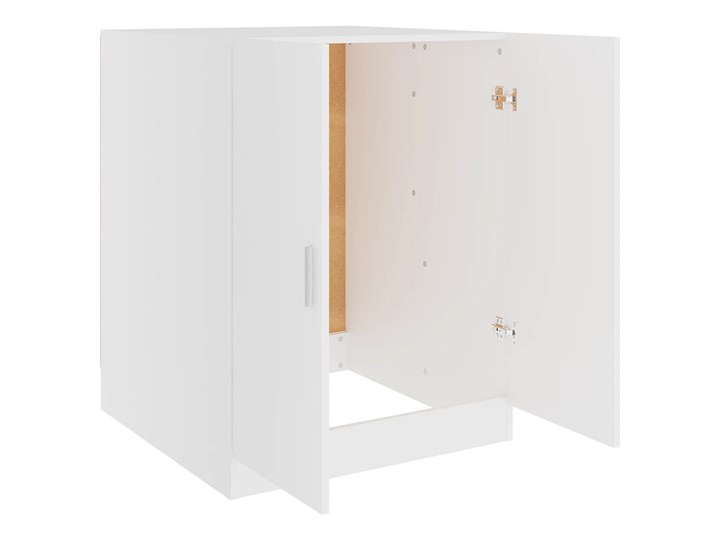 vidaXL Szafka na pralkę, biała, 71x71,5x91,5 cm Szafka nad pralkę Styl Nowoczesny Stojące Płyta MDF Płyta stolarska Pionowe Kolor Biały