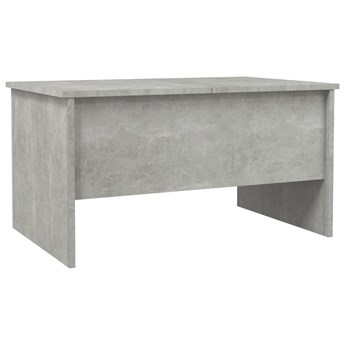 vidaXL Stolik kawowy, betonowa szarość, 80x50x42,5 cm