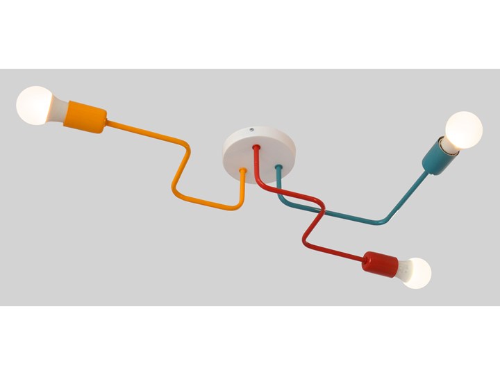 Plafon metalowy TUBE P-1924/3 MIX II Kategoria Lampy dziecięce