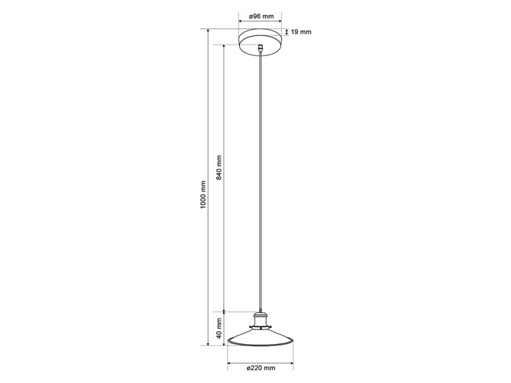Lampa wisząca LOFT ORICH E27 czarna, mosiądz EDO777180 EDO Lampa inspirowana Pomieszczenie Kuchnia Lampa z kloszem Stal Szkło Metal Tkanina Styl Nowoczesny