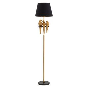 Czarna lampa stojąca Mauro Ferretti Parrots