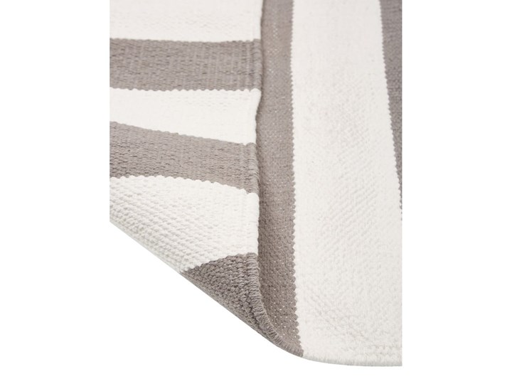 Beżowo-szary ręcznie tkany bawełniany chodnik Westwing Collection Blocker, 70 x 250 cm Bawełna Chodniki Prostokątny Dywany 70x250 cm Pomieszczenie Sypialnia