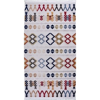 Beżowy dywan z domieszką bawełny Vitaus Milas, 80x150 cm
