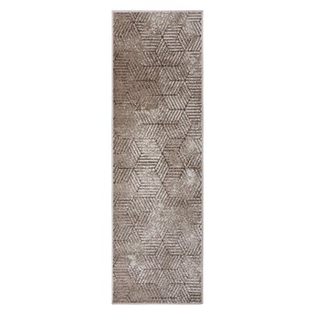 Brązowy chodnik Hanse Home Lux Polygon, 70x300 cm
