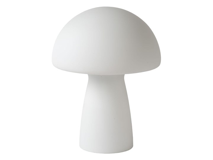 Klimatyczna szklana lampa nocna Fungo biała