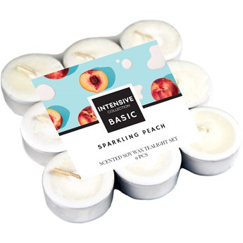 Intensive Collection sojowe podgrzewacze zapachowe tealighty 9 szt - Sparkling Peach