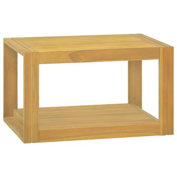 vidaXL Półka do łazienki, 60x45x35 cm, lite drewno tekowe