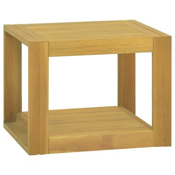 vidaXL Półka do łazienki, 45x45x35 cm, lite drewno tekowe