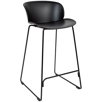 Wysokie krzesło barowe z plastikowym siedziskiem i oparciem Alto 66