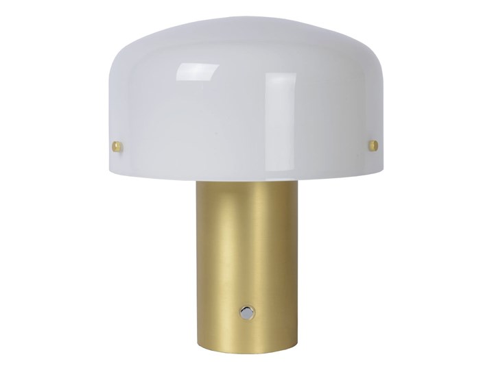 Klimatyczna lampa nocna Timon L Wysokość 35 cm Wysokość 15 cm Stal Lampa z kloszem Kolor Złoty