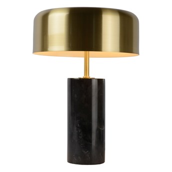Elegancka lampa biurkowa Mirasol czarny marmur