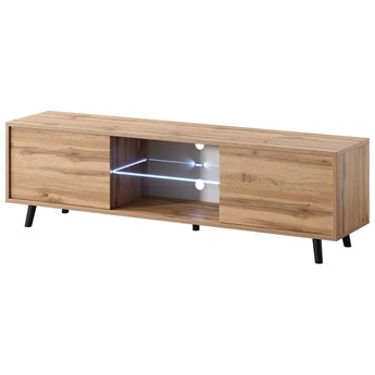 SELSEY Szafka RTV Lefyr 140 cm Dąb wotan