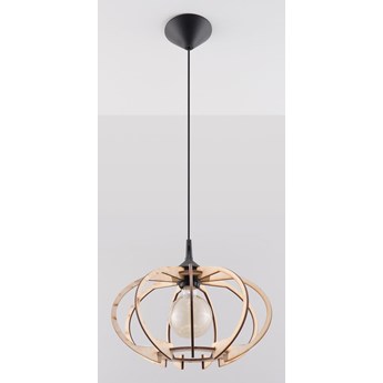 Lampa wisząca MANDELINO naturalne drewno