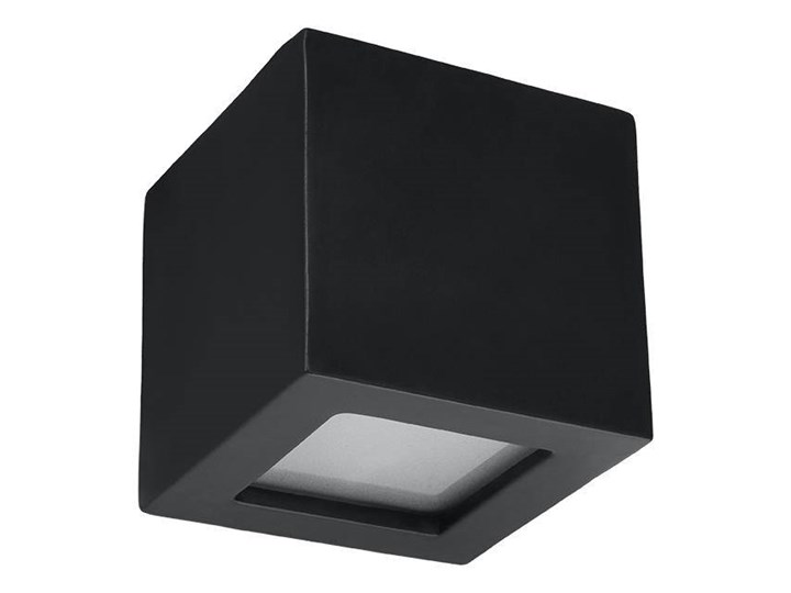 Kinkiet ceramiczny LEO czarny Kinkiet łazienkowy Ceramika Styl Nowoczesny