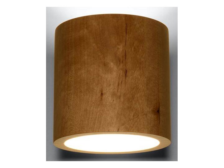 Kinkiet ORBIS naturalne drewno Kinkiet z kloszem Kategoria Lampy ścienne  Styl Nowoczesny