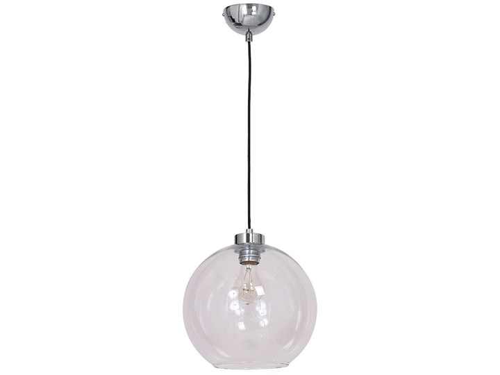 Żyrandol na lince BOLL 1xE27/60W/230V Metal Chrom Szkło Styl Nowoczesny