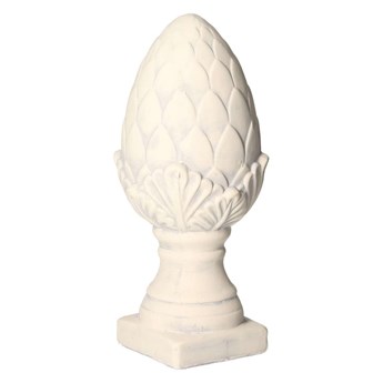 Dekoracja Cone 32cm white, 14 x 14 x 32 cm