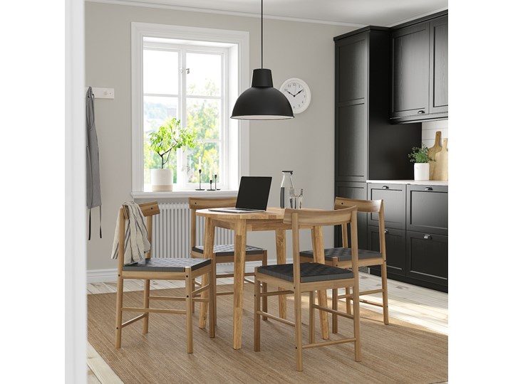 IKEA NACKANÄS Stół, akacja, 80 cm Liczba miejsc Do 4 osób Drewno Wysokość 75 cm Kształt blatu Okrągły