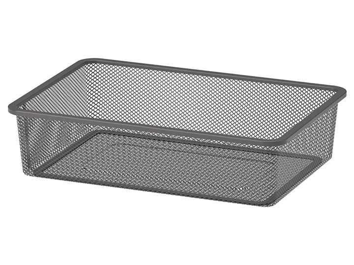 IKEA TROFAST Siatkowe pudełko, Ciemnoszary, 42x30x10 cm Pudełka Kategoria Pudełka do przechowywania