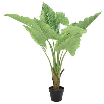 LEED roślina sztuczna w czarnej donicy, wys. 90 cm