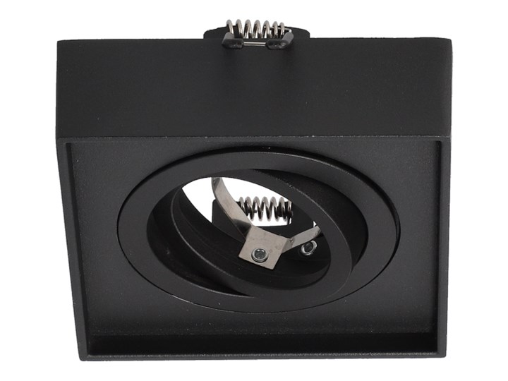 Punktowa oprawa sufitowa wpuszczana PALLAD 1 MINI Black IP20 kwadratowa czarna EDO777125 EDO Oprawa stropowa Kwadratowe Oprawa wpuszczana Kolor Czarny