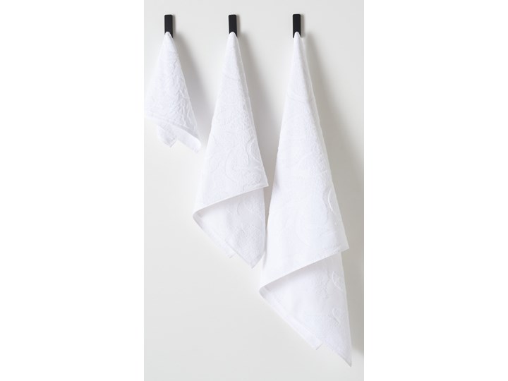 Sinsay - Ręcznik bawełniany we wzory - Biały Bawełna Kategoria Ręczniki