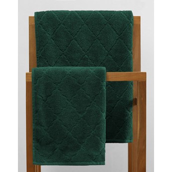 Ręcznik SAMINE z marokańską koniczyną zielony 70x130 cm - Homla