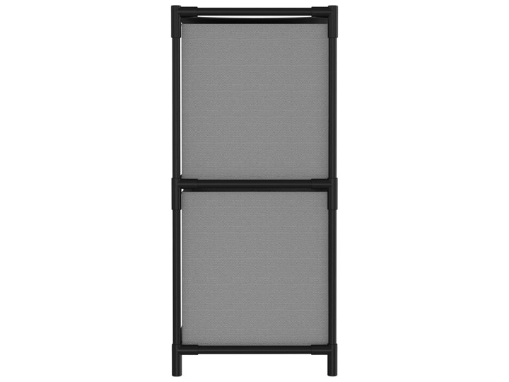 vidaXL Szafka z 4 koszami z tkaniny, szara, 63x30x71 cm, stal Szerokość 63 cm Metal Kategoria Szafki i regały Wysokość 31 cm Tworzywo sztuczne Głębokość 30 cm Kolor Szary