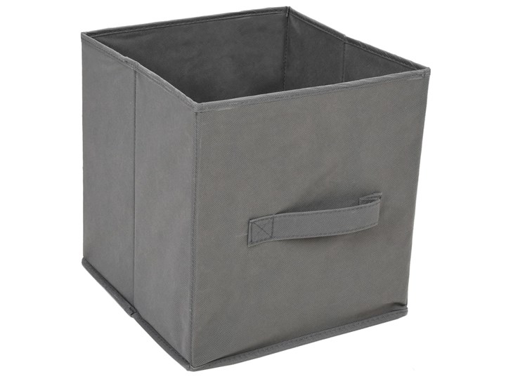 vidaXL Szafka z 4 koszami z tkaniny, szara, 63x30x71 cm, stal Tworzywo sztuczne Wysokość 31 cm Głębokość 30 cm Kategoria Szafki i regały Szerokość 63 cm Metal Kolor Szary