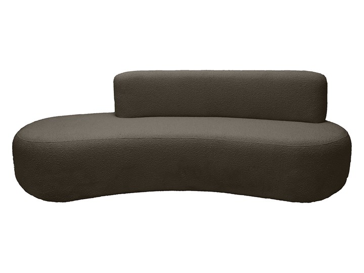 Półokrągła Sofa Boucle object050 Szerokość 230 cm Nerka Nóżki Bez nóżek Głębokość 106 cm Boki Bez boków