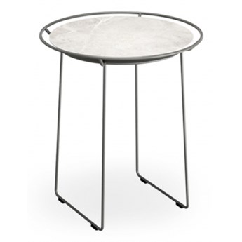 Spasso TA stolik do salonu z ceramicznym blatem D40cm
