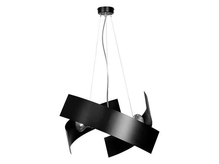 MODO BLACK 585/2 nowoczesna lampa wisząca unikalny design czarna Metal Lampa z kloszem Chrom Styl Tradycyjny