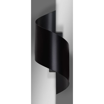 SPINER BLACK 920/2 nowoczesny kinkiet LED zakręcony czarny różne kolory DESIGN