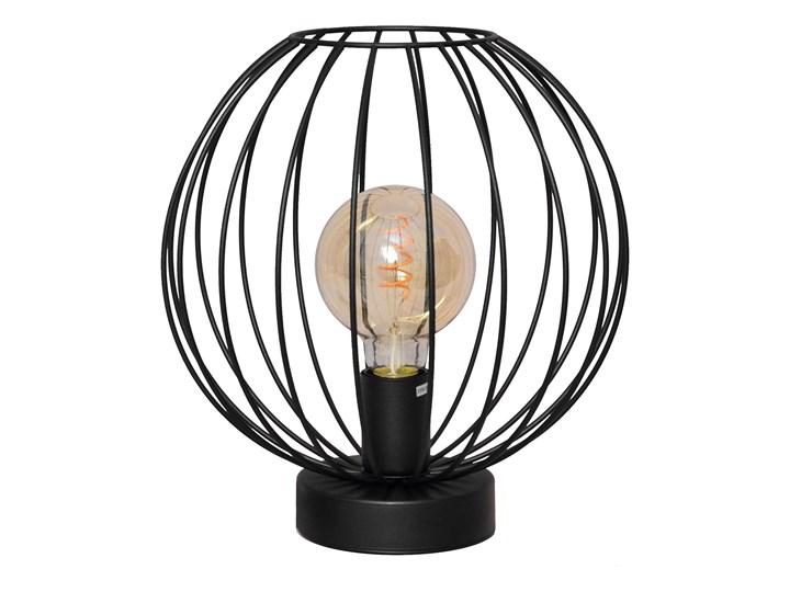 Lampka stołowa MERCURE B-1388L/1 BK Wysokość 35 cm Metal Styl Nowoczesny