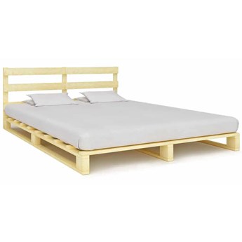 Podwójne łóżko z palet - Relli 180 x 200 cm