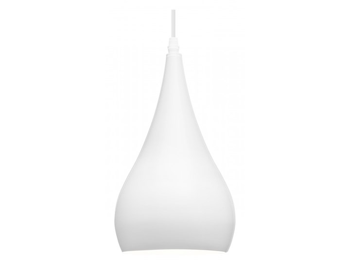 LAMPA SUFITOWA WISZĄCA NOWOCZESNA BIAŁA ALUMINIUM Lampa z kloszem Kolor Biały Styl Nowoczesny
