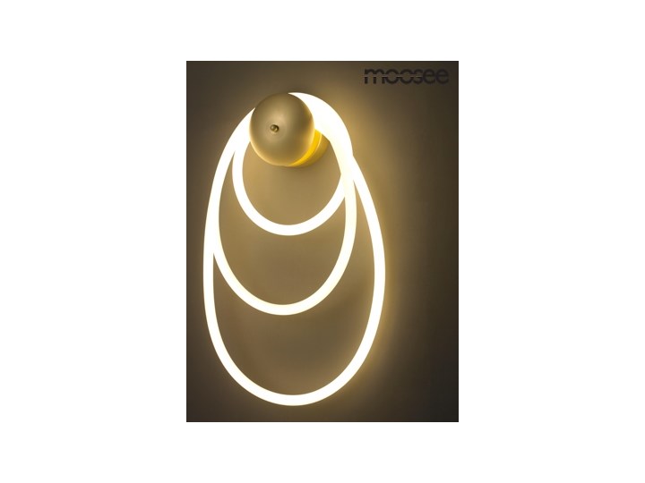 MOOSEE lampa ścienna SERPIENTE złota Tkanina Kinkiet LED Metal Kolor Złoty
