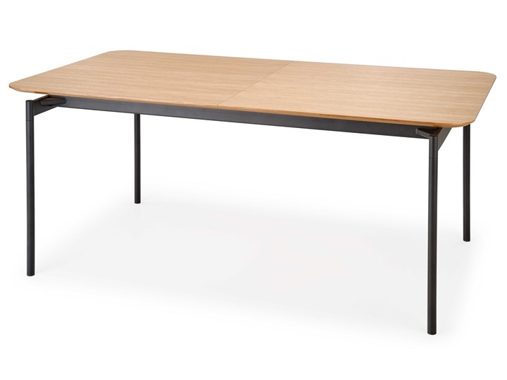 Rozkładany stół do jadalni Smart Stal Metal Drewno Płyta MDF Pomieszczenie Stoły do jadalni Kolor Beżowy
