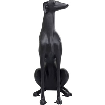 Dekoracja stojąca czarna pies 115x180 cm