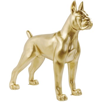 Dekoracja stojąca złota pies 190x180 cm