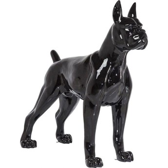 Dekoracja stojąca czarna pies 190x180 cm