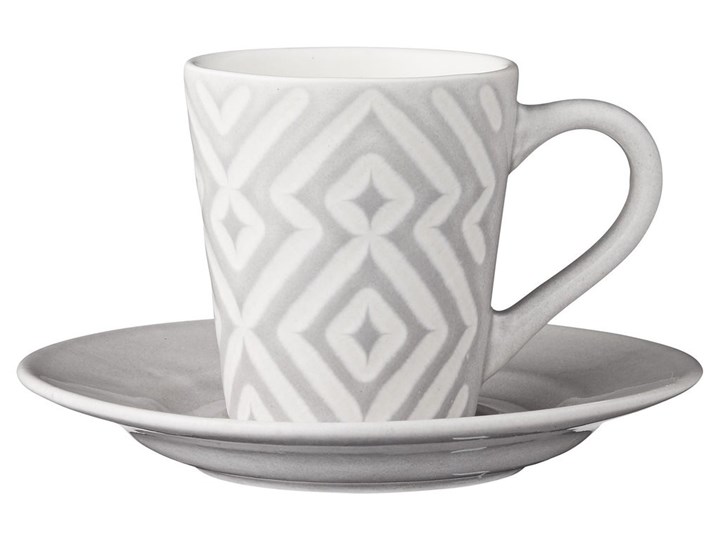 Filiżanka ceramiczna do espresso szara 75 ml Filiżanka do espresso Ceramika Kolor Szary