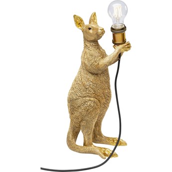 Lampa stołowa Animal Kangaroo 23x46 cm złota