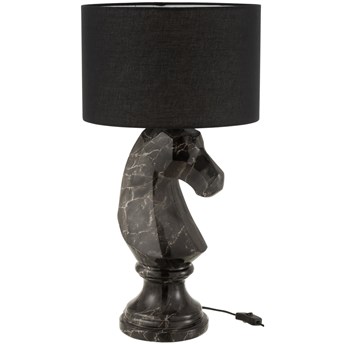 Lampa stołowa czarna Ø31x61 cm