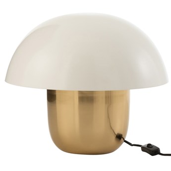 Lampa stołowa Mushroom Ø40x40 cm biało-złota