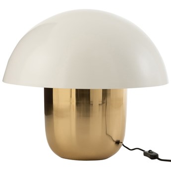 Lampa stołowa Mushroom Ø50x47 cm biało-złota