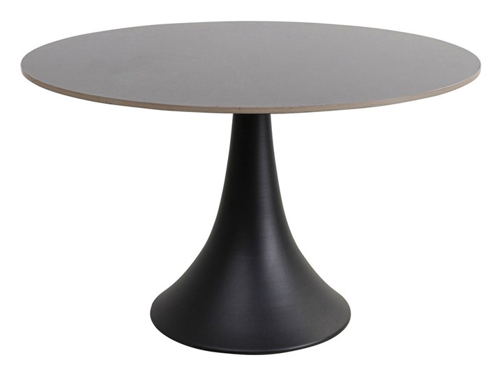 Stół okrągły czarny ceramiczny Ø120x73 cm