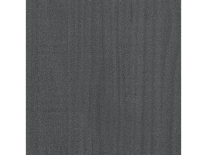vidaXL Donica ogrodowa, szara, 60x31x31 cm, lite drewno sosnowe Kategoria Donice ogrodowe Prostokątny Kolor Szary