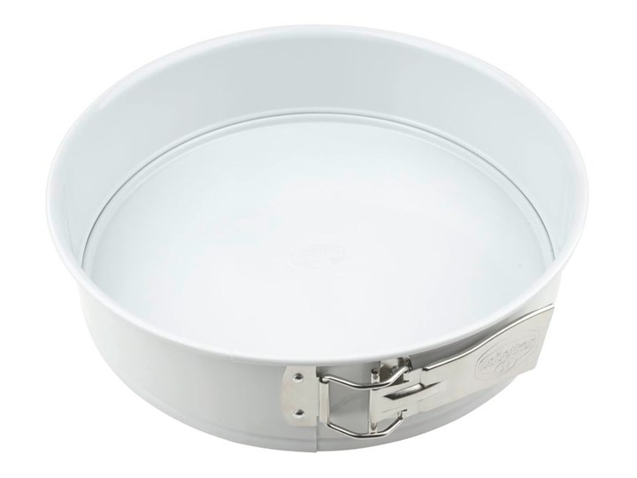 Stalowa tortownica Dr. Oetker, ø 26 cm Kategoria Formy i foremki Tortownice Kolor Biały